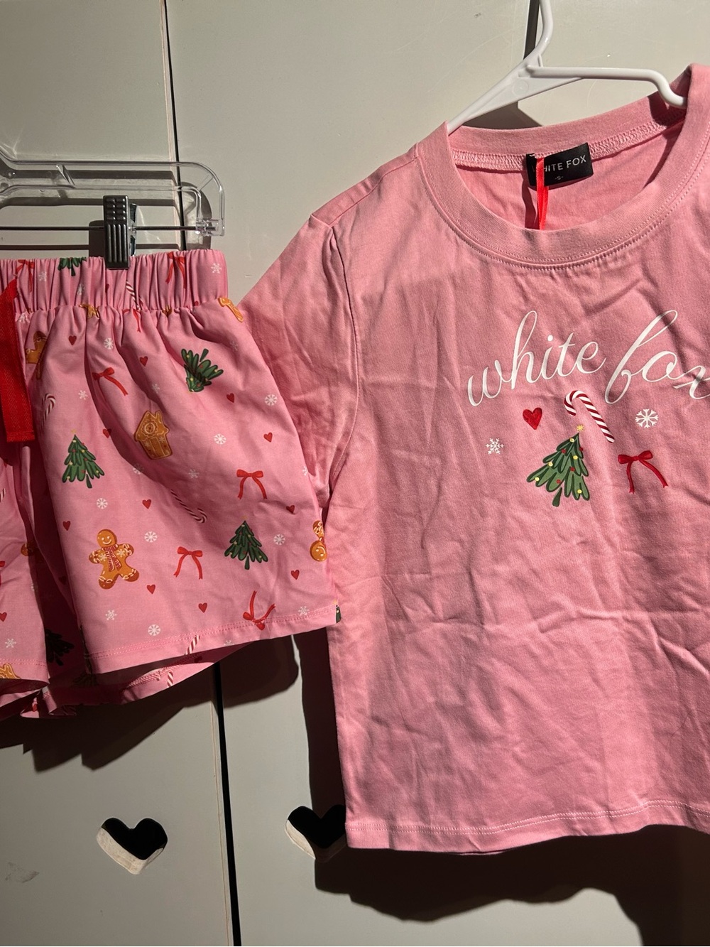 White Fox Sweetheart Pyjama Set Candy Kiss